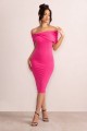 Ołówkowa różowa sukienka midi (36)