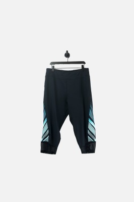 Czarne legginsy print (54-56)