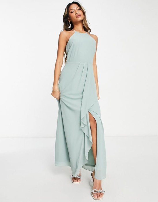 Szyfonowa sukienka bez rękawów (34)