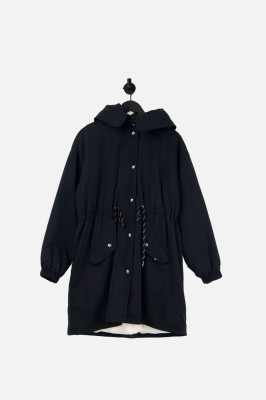 Granatowa kurtka parka (S)