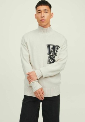 Beżowy sweter długi rękaw (S)