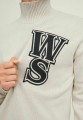 Beżowy sweter długi rękaw (S)