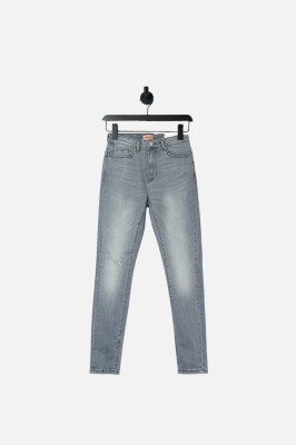 Szare jeansy rurki (S)