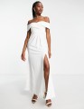 Biała sukienka off shoulder (36)