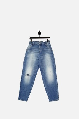 Niebieskie jeansy dziury (M)