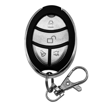 Czarny pilot do bramy garażowej