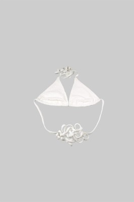 Biała teksturowana góra bikini (36)