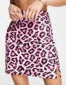 Różowa spódnica animal print (36)
