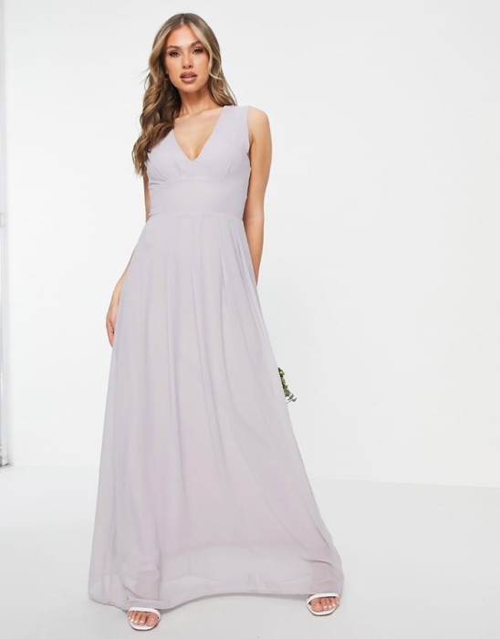 Szyfonowa sukienka v neck (38)