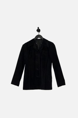 CZARNA KURTKA IMITACJA SKÓRY (S)