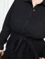 Czarny kombinezon pasek (46)