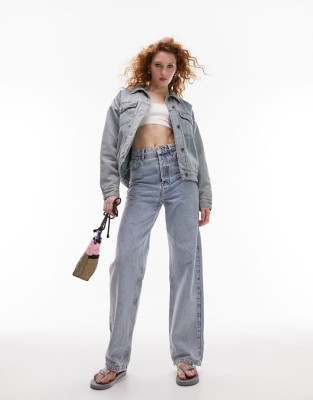 Niebieska kurtka jeansowa (36)