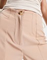 Beżowe spodnie high waist (31)