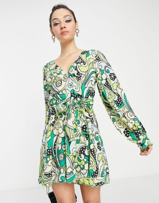 Sukienka mini pasek (36)