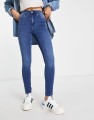 Niebieskie jeansy rurki 7/8 (22)