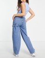 Niebieskie jeansy oversize (32)