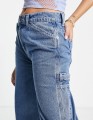 Niebieskie jeansy oversize (32)