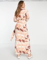 Wzorzysta sukienka maxi (36)