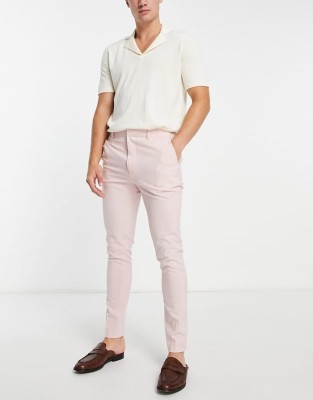 Jasnoróżowe eleganckie spodnie (28)