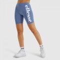 Niebieskie krótkie legginsy logo (40)