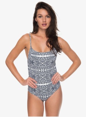 Śmietankowe monokini wzór (S)