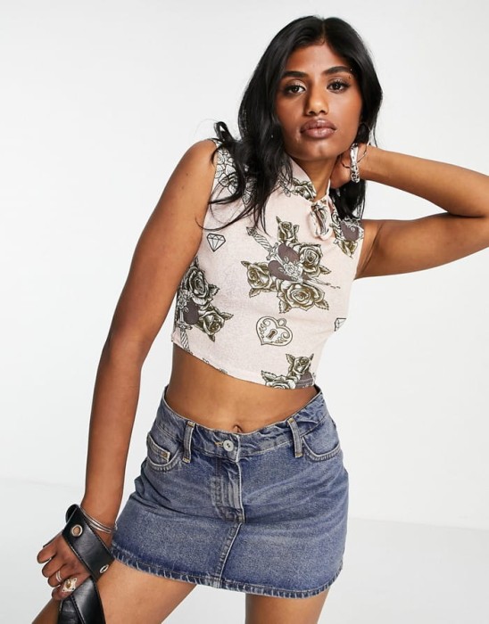 Dopasowany top wzór wiązanie (36)