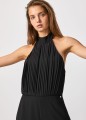 Czarny kombinezon open back (S)