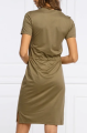 Sukienka khaki wiązanie (36)