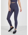 Ciemnofioletowe legginsy high waist (XS/S)