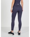 Ciemnofioletowe legginsy high waist (XS/S)