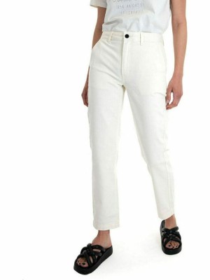 Ecru jeansy 7/8 nogawki (26/32)