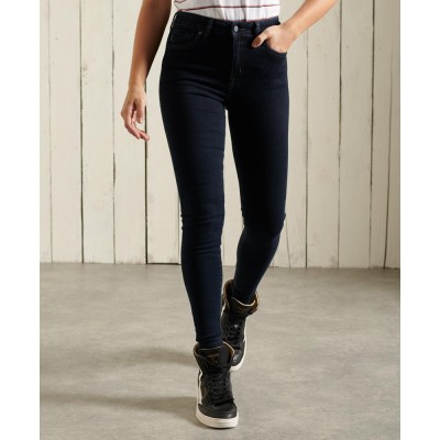 Granatowe jeansy rurki (27/32)