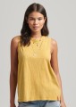Żółta luźna koszulka (38)