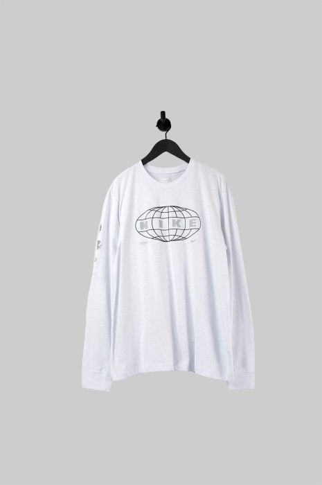 Melanżowy t-shirt nadruk (S)