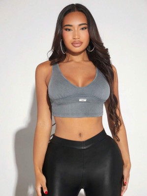 Dopasowany krótki top (M)