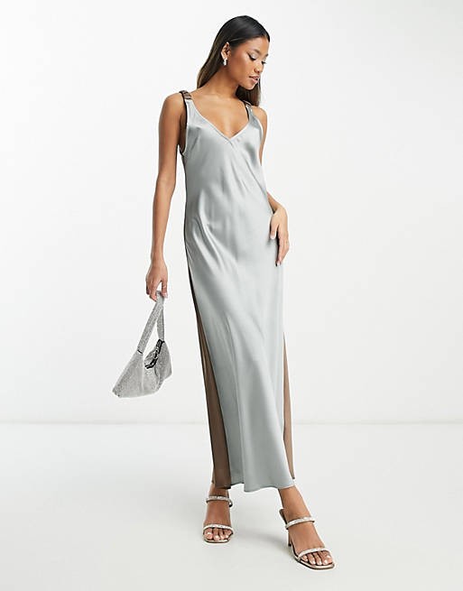 ASOS DESIGN elasticated back satin slip midi dress_ (2).jpg