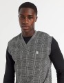 Cienki sweter bez rękawów wzór (XL)