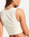 Prążkowany top v neck (M/L)