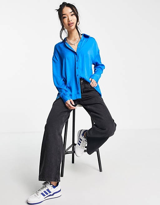Niebieska koszula oversize (XL)