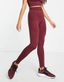Bordowe legginsy logo (L)