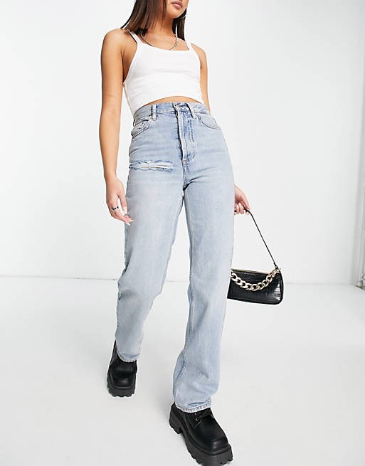 Topshop – Kort – Jeansy z rozdarciami i efek.jpg