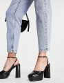 Czarne buty odkryte pięty (39)