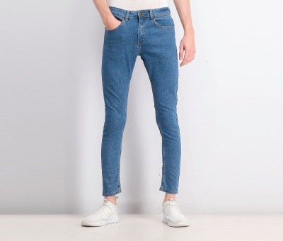 Niebieskie jeansy nogawka 7/8 (36)