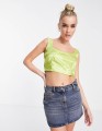 Satynowy top zamek (38)