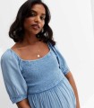 maternity-pale-blue-denim-shirred-puff-sleeve-mini-dress (2).jpg
