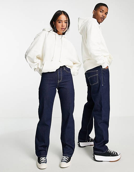 COLLUSION – x000 Unisex – Ciemnogranatowe jeansy z_.jpg