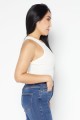 Prążkowane body bez rękawów (38)