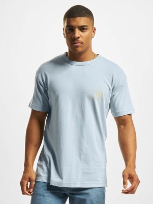 Jasnoniebieski t-shirt nadruk (M)