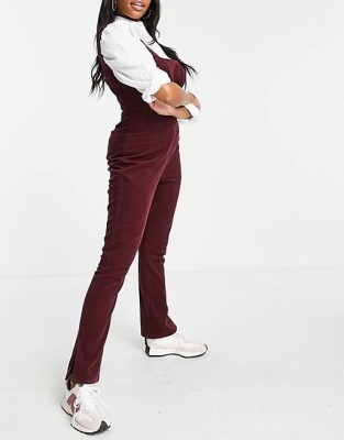 Sztruksowy kombinezon rozcięcia (34)