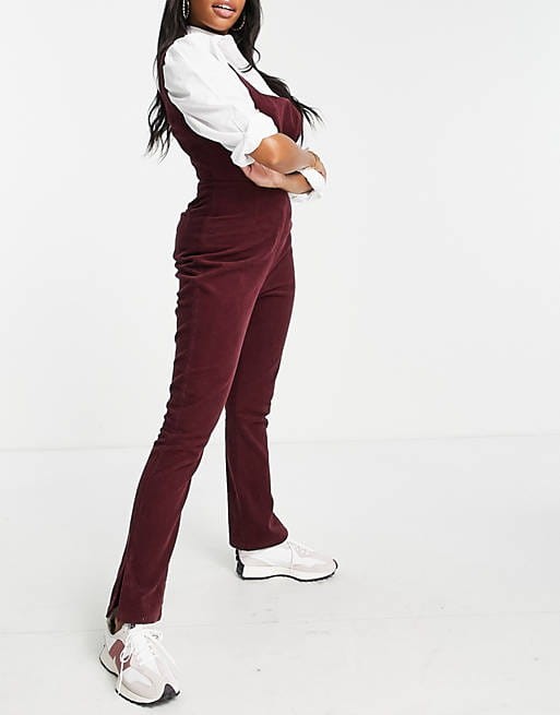 Sztruksowy kombinezon rozcięcia (34)